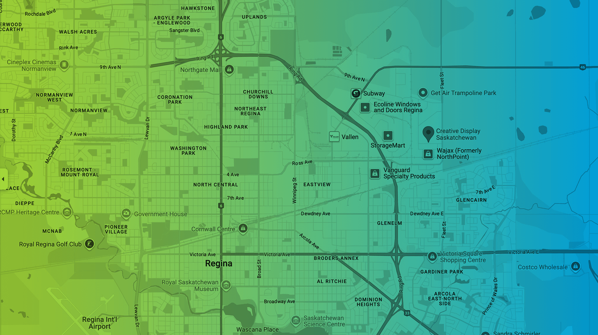 Google Maps Find Creative Display Trade Show & Signage Location