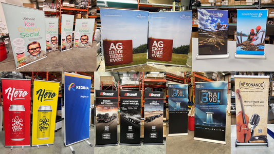 Pull Up Banner Stands - Creative Display Saskatchewan