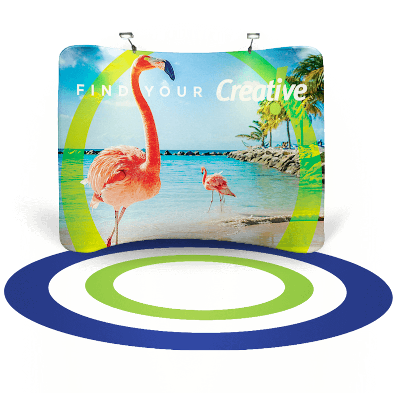 Creative Display Saskatchewan Canada - QuickTube Fabric Booths
